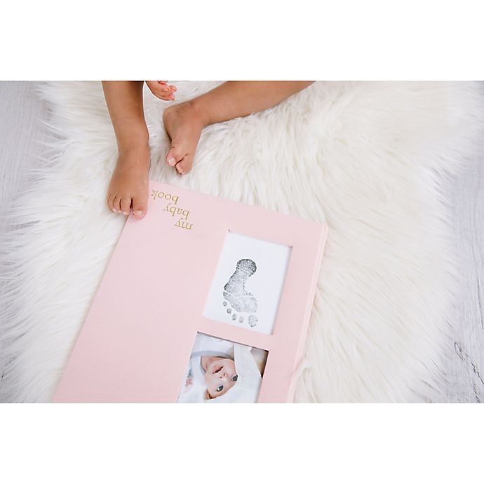 slide 8 of 10, Pearhead Baby Memory Book and Clean-Touch Ink Pad - Pink, 1 ct