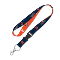 Detroit Tigers 1" lanyard 2-tone