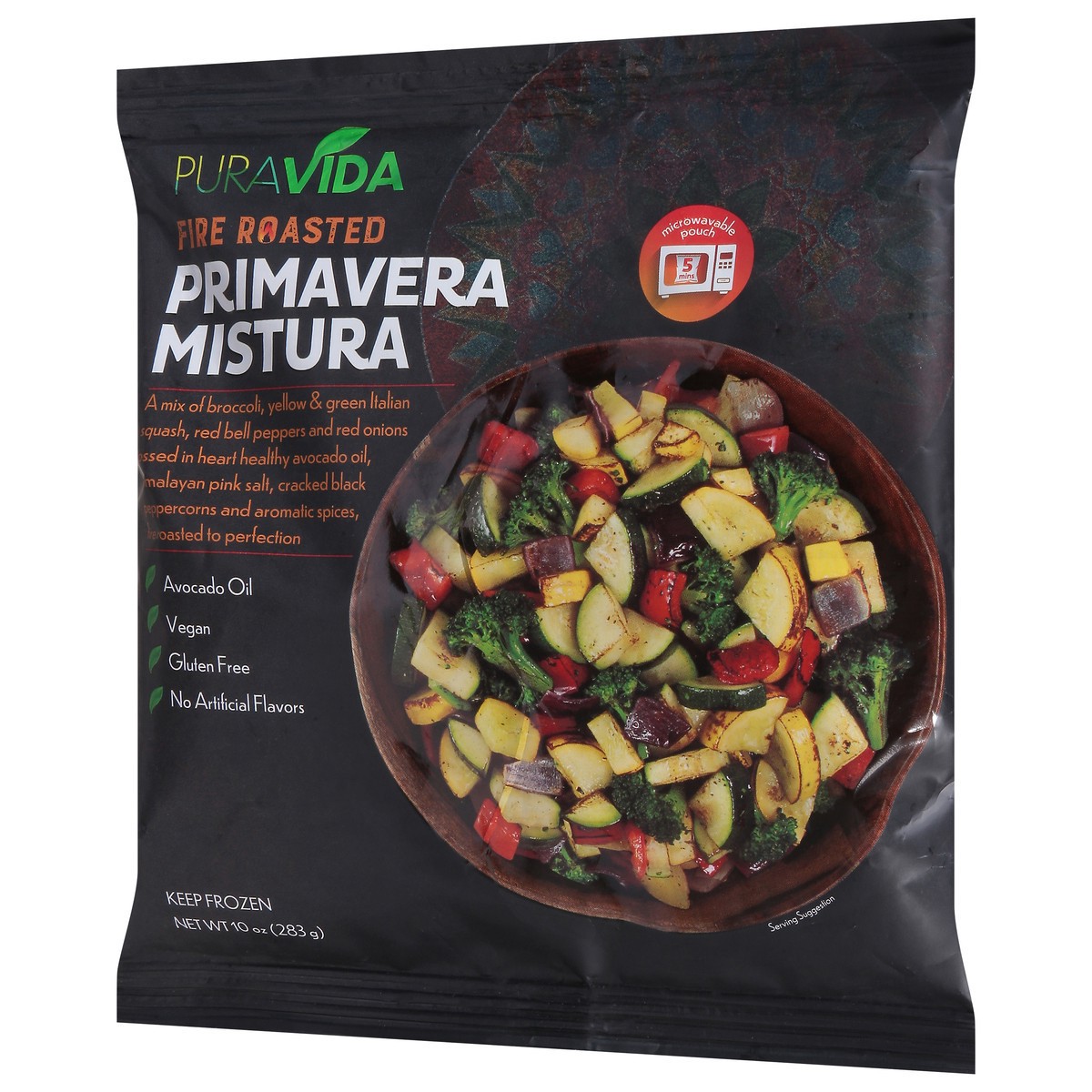slide 10 of 13, PuraVida Fire Roasted Primavera Mistura 10 oz, 10 oz