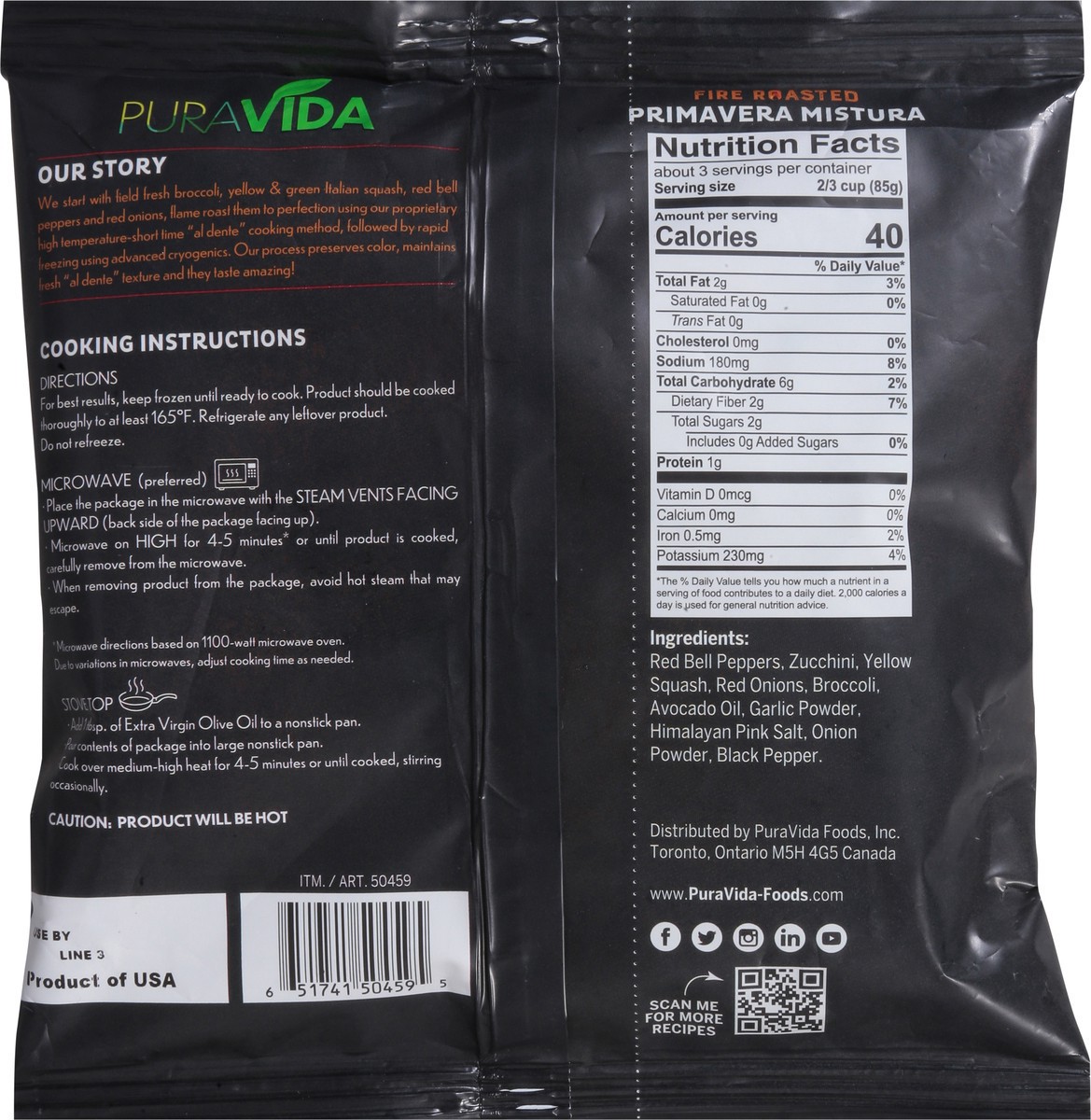 slide 11 of 13, PuraVida Fire Roasted Primavera Mistura 10 oz, 10 oz