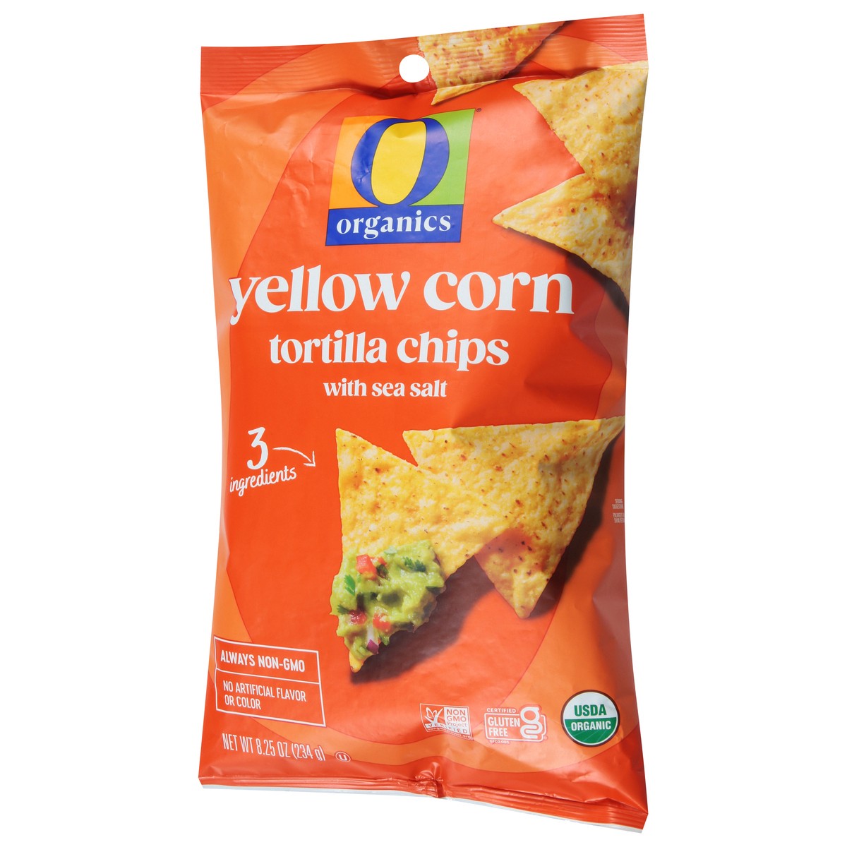 slide 2 of 4, O Organics Yellow Corn Tortilla Chips - 8.25 Oz, 8.25 oz