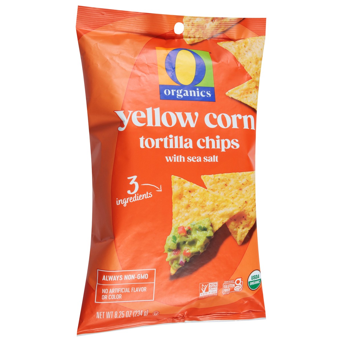 slide 3 of 4, O Organics Yellow Corn Tortilla Chips - 8.25 Oz, 8.25 oz