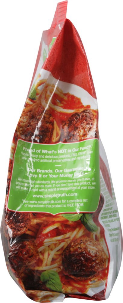 slide 3 of 4, Simple Truth Organic Grass-Fed Beef Italian Style Meatballs, 12 oz