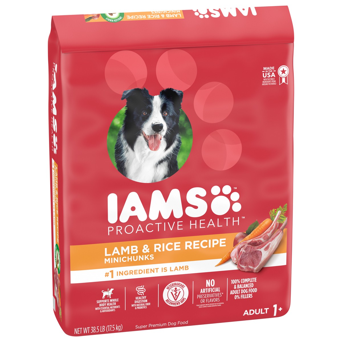 slide 8 of 16, Proactive Health Minichunks Adult Dry Dog Food Lamb & Rice Recipe Dog Kibble, 38.5 Lb. Bag, 38.5 lb