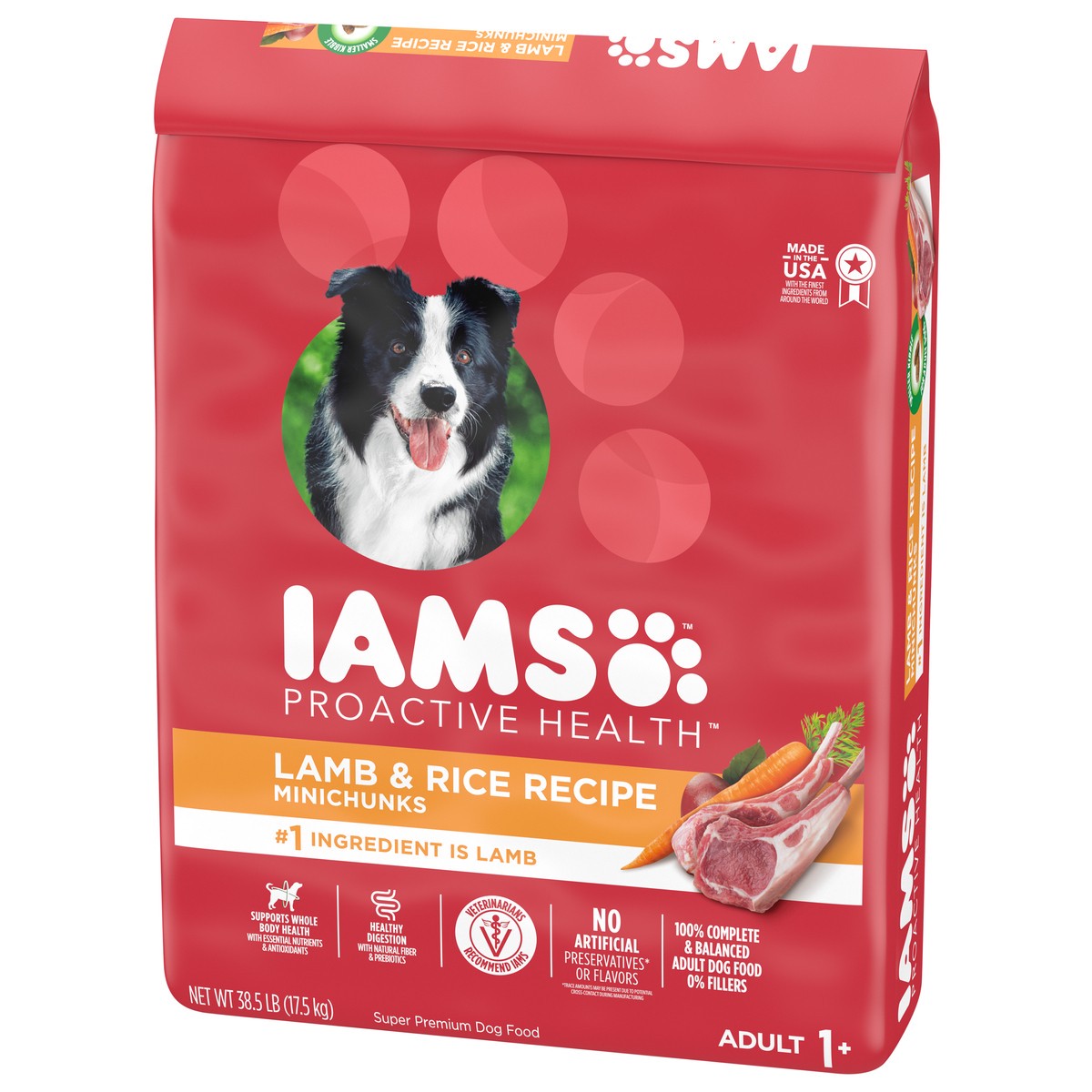 slide 9 of 16, Proactive Health Minichunks Adult Dry Dog Food Lamb & Rice Recipe Dog Kibble, 38.5 Lb. Bag, 38.5 lb