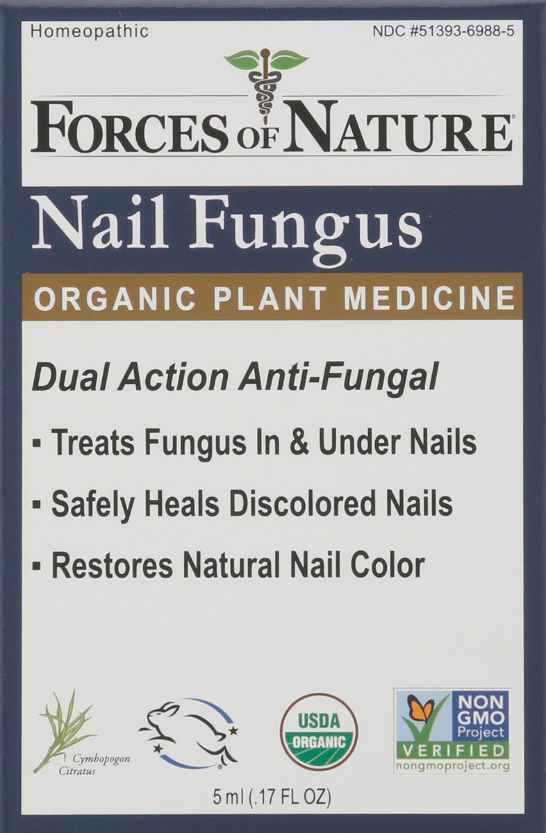 slide 3 of 13, Forces of Nature Organic Plant Medicine Nail Fungus 0.17 fl oz, 5 ml