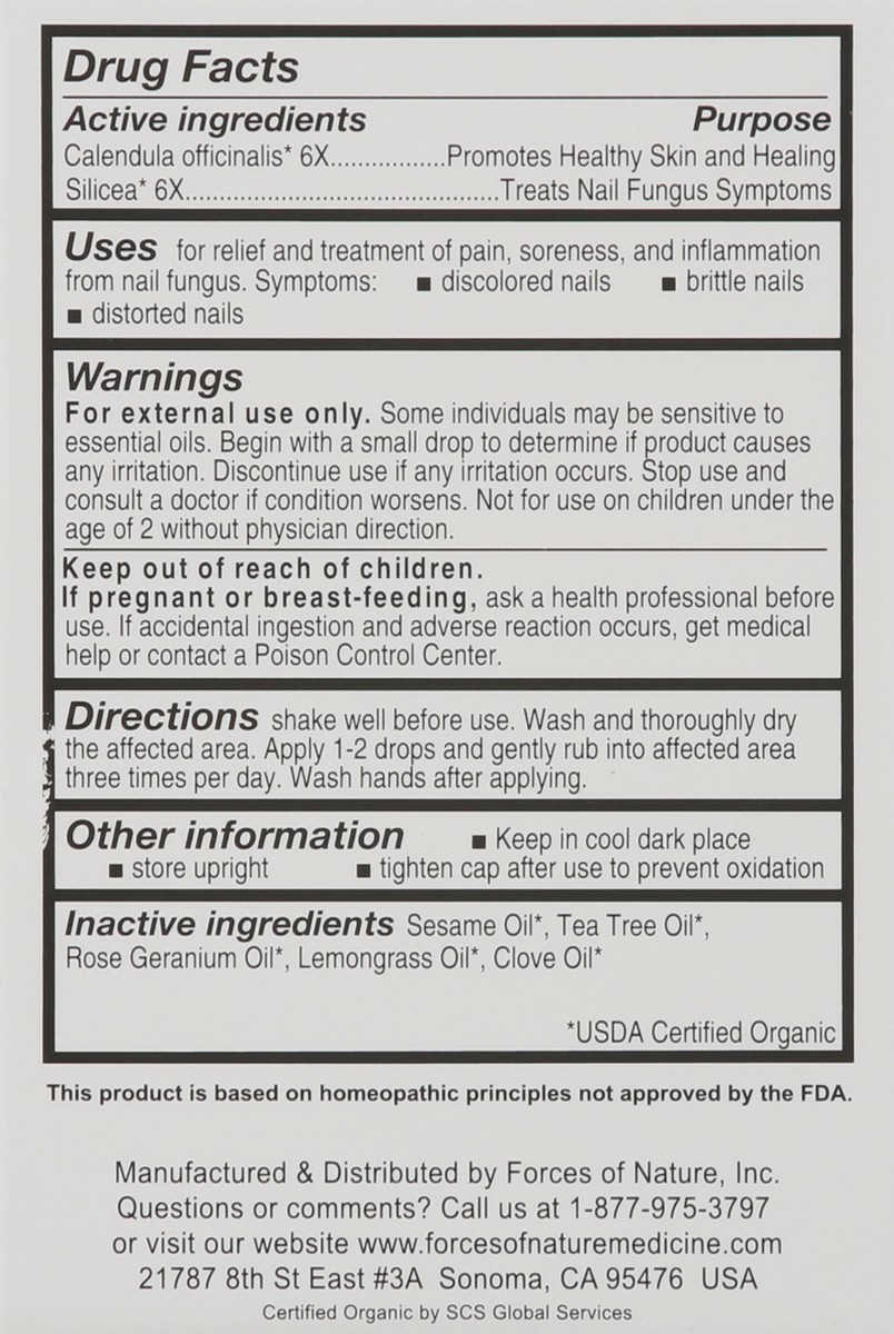 slide 10 of 13, Forces of Nature Organic Plant Medicine Nail Fungus 0.17 fl oz, 5 ml