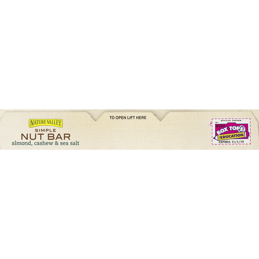 slide 8 of 9, Nature Valley Simple Nut Bar Almond, Cashew & Sea Salt, 4 ct; 4.68 oz