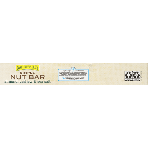 slide 9 of 9, Nature Valley Simple Nut Bar Almond, Cashew & Sea Salt, 4 ct; 4.68 oz