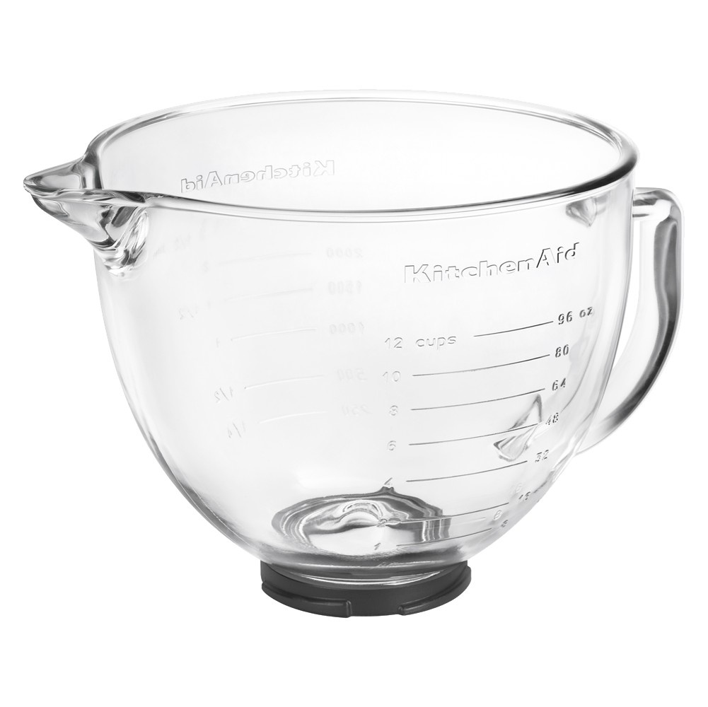 slide 1 of 1, KitchenAid Glass Bowl for Artisan and Tilt-Head Stand Mixers, 5 qt