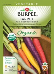 Burpee Kaleidoscope Blend Organic Carrot Seeds