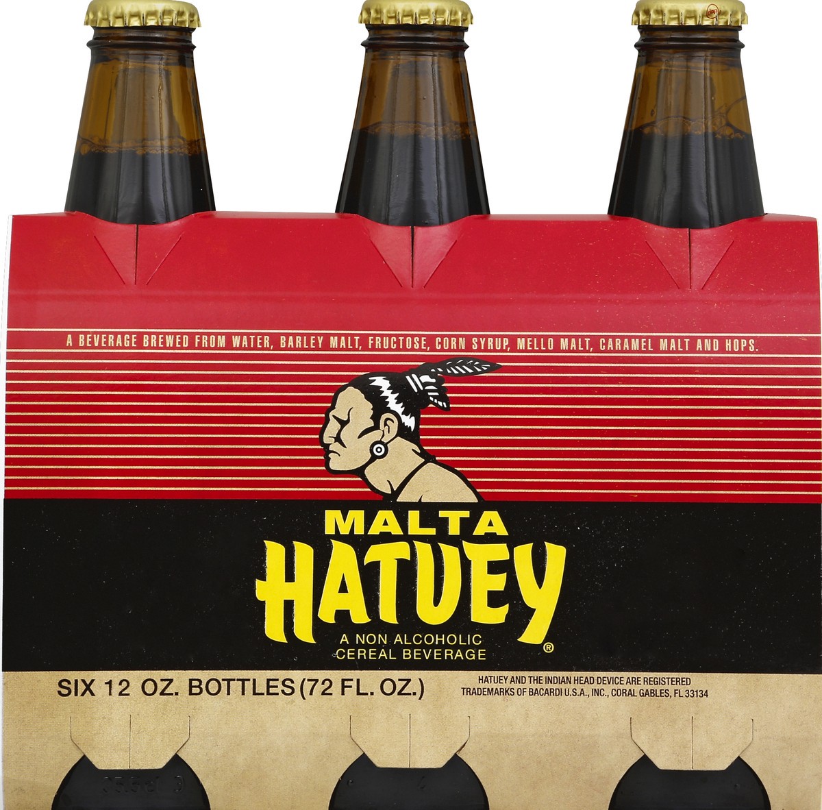 slide 2 of 4, Malta Hatuey Cereal Beverage - 6 ct, 6 ct