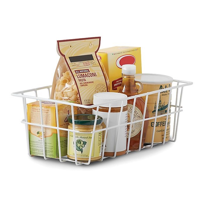 slide 1 of 1, SALT Pantry Storage Basket - White, 1 ct