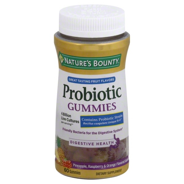 slide 1 of 1, Nature's Bounty Probiotic Gummies, 60 ct