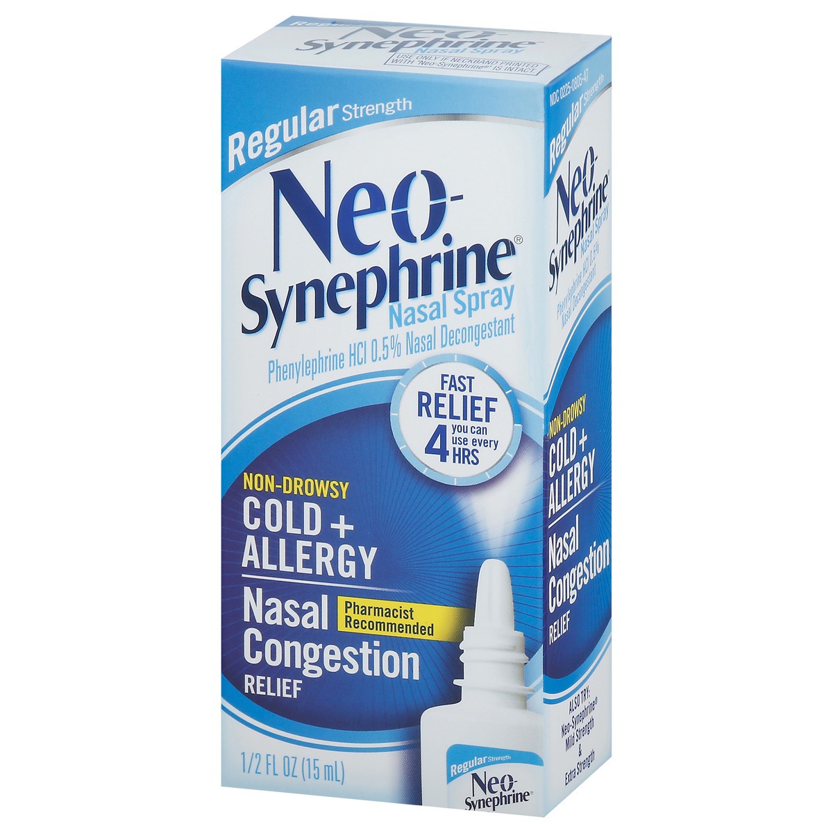 slide 7 of 13, Neo-Synephrine Non-Drowsy Nasal Congestion Relief Cold + Allergy Nasal Spray 0.5 fl oz, 0.5 fl oz