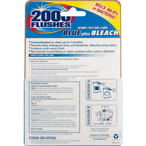 slide 7 of 9, 2000 Flushes Toilet Bowl Cleaner, 3.5 oz