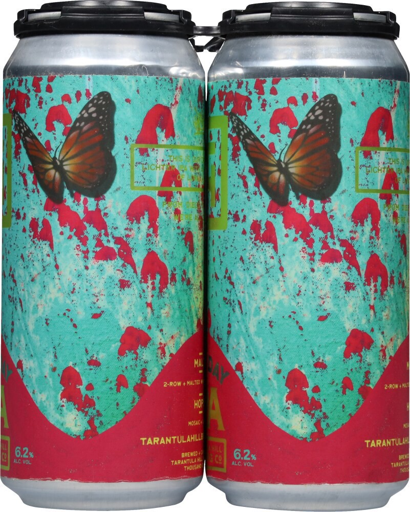 slide 4 of 4, Tarantula Hill Brewing Co IPA Cali Day Beer 4 - 16 fl oz Cans, 4 ct