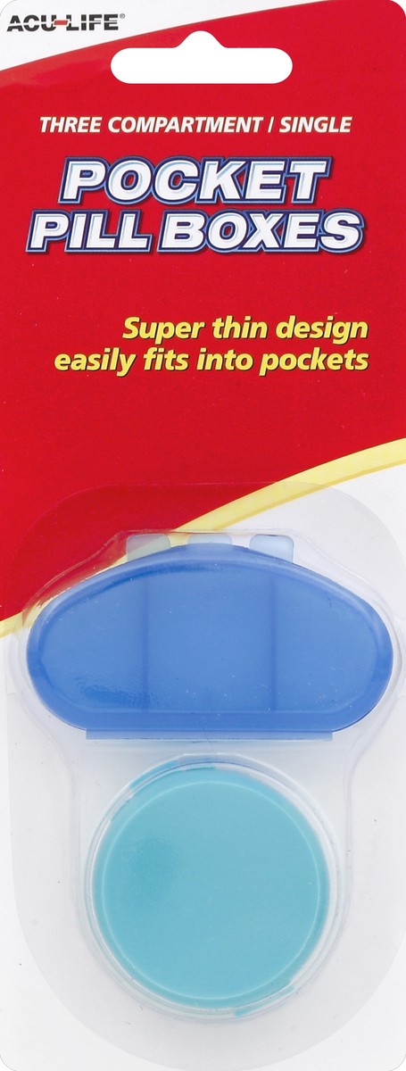 slide 4 of 7, Acu-Life Pill Boxes - 2 ea, 1 ct