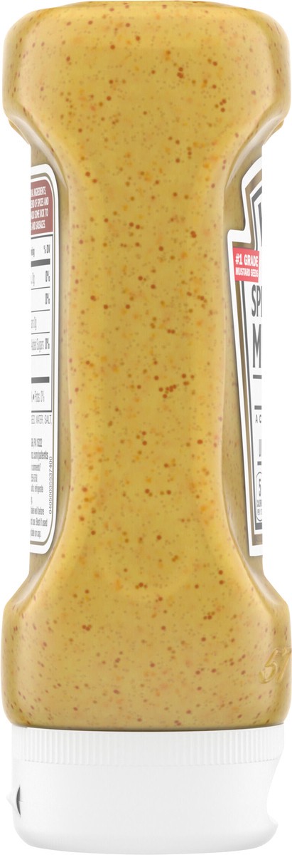 slide 4 of 9, Heinz 100% Natural Spicy Brown Mustard, 14 oz Bottle, 14 oz