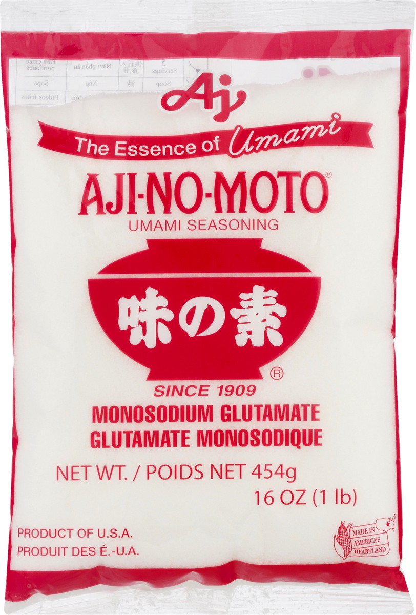 slide 1 of 9, Aji-No-Moto Monosodium Glutamate Umami Seasoning 454 gr, 454 gram
