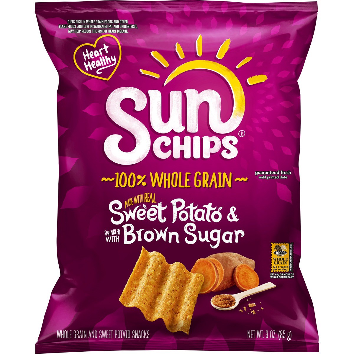 slide 3 of 3, SunChips Snacks, 3 oz