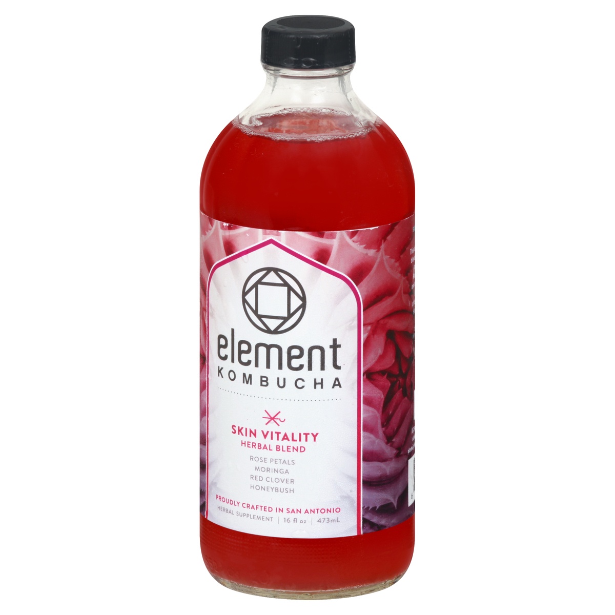 slide 3 of 7, Element Kombucha Skin Vitality, 16 oz