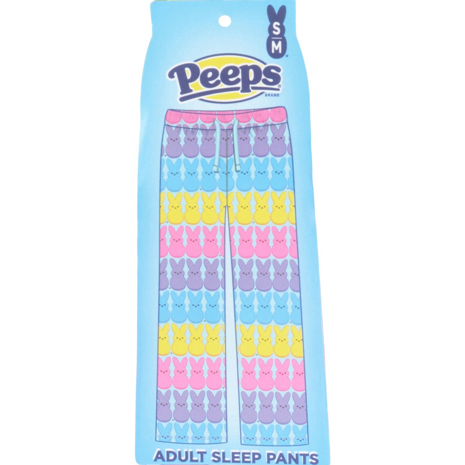 slide 3 of 3, Peeps Bunny Print Lounge Pants, Adult S/m, 1 ct