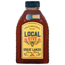 Local Hive Great Lakes Raw & Unfiltered Honey Blend 24 oz