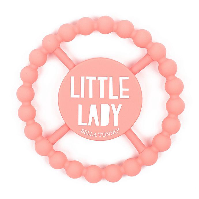 slide 1 of 1, Bella Tunno Little Lady'' Happy Teether - Pink'', 1 ct