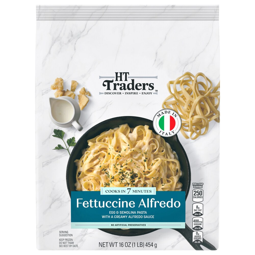 slide 3 of 3, HT Traders™ Frozen Fettuccine Alfredo Meal, 16 oz