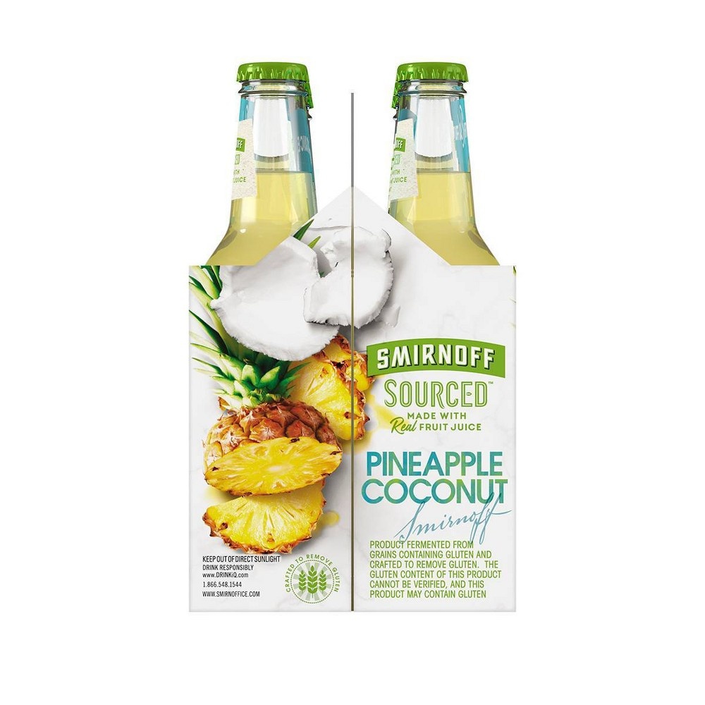 Smirnoff Sourced Pineapple Coconut 6 ct; 11.2 oz Shipt