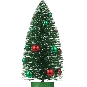 slide 1 of 1, Merry Brite Decorative Christmas Tree, 13 in
