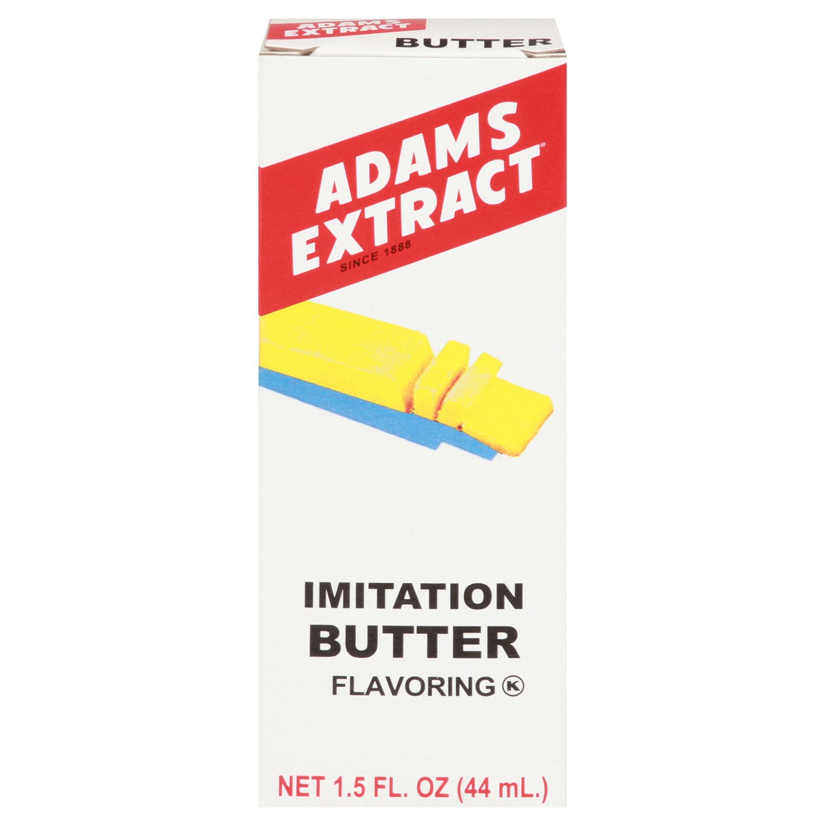 slide 1 of 12, Adams Extract Imitation Butter Flavoring 1.5 oz, 1.5 oz