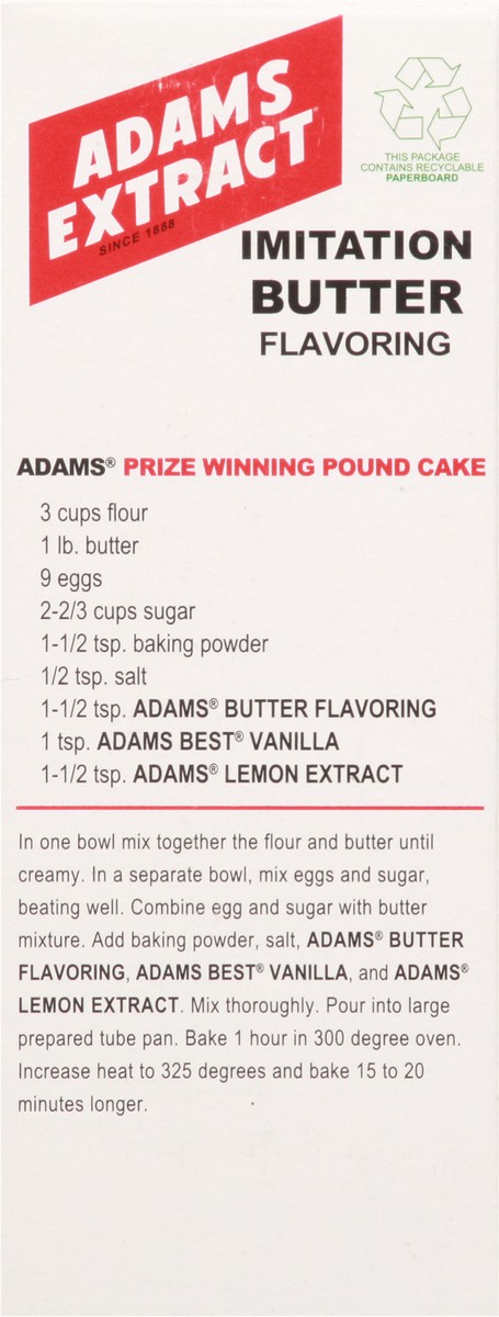 slide 10 of 12, Adams Extract Imitation Butter Flavoring 1.5 oz, 1.5 oz