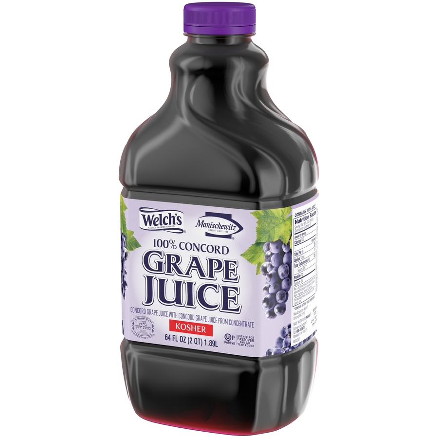 slide 3 of 5, Manischewitz Grape Juice, 64 fl oz