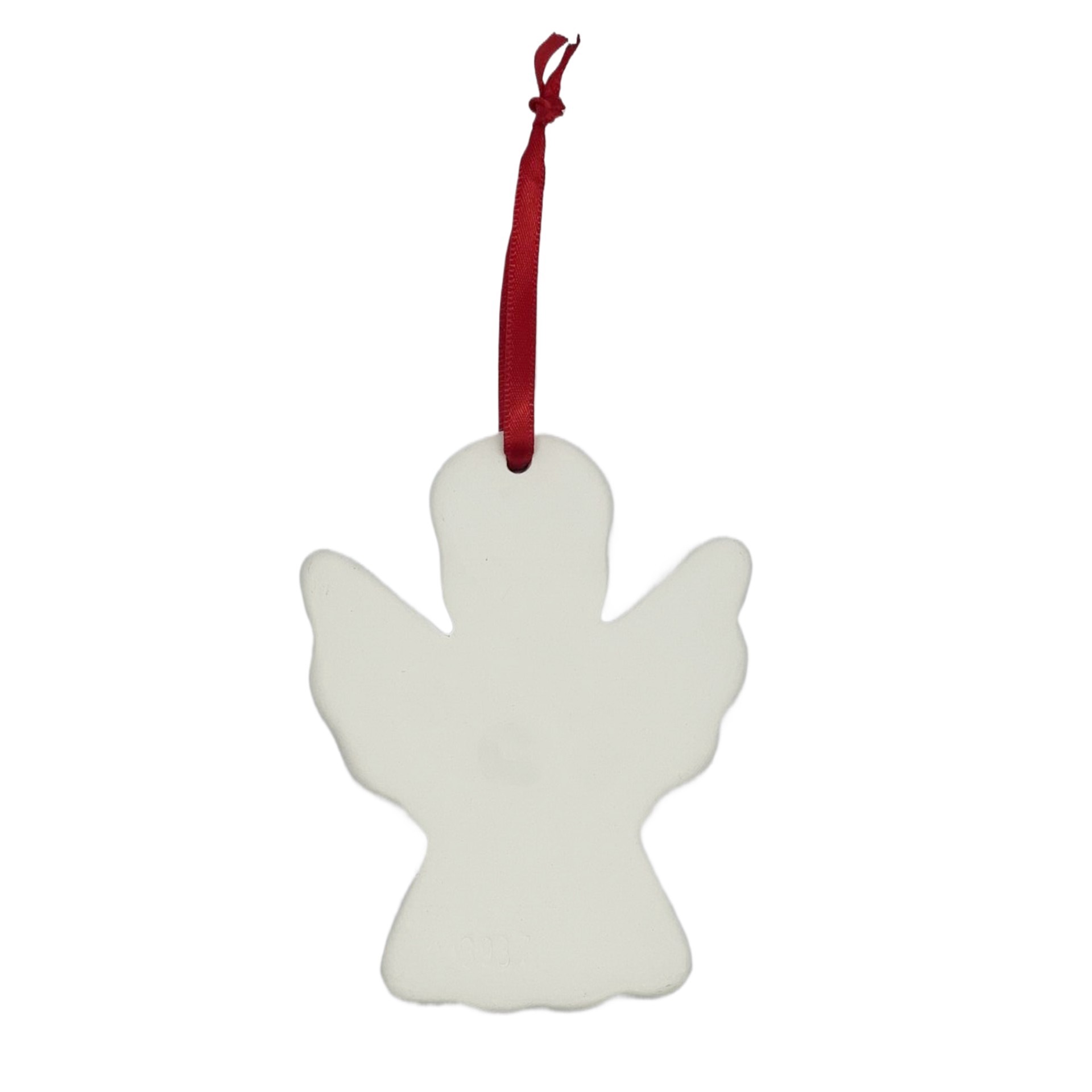 slide 2 of 4, 4" Diy Ceramic Angel Ornament By Make Market, 3.2 in x 0.3 in x 4 in