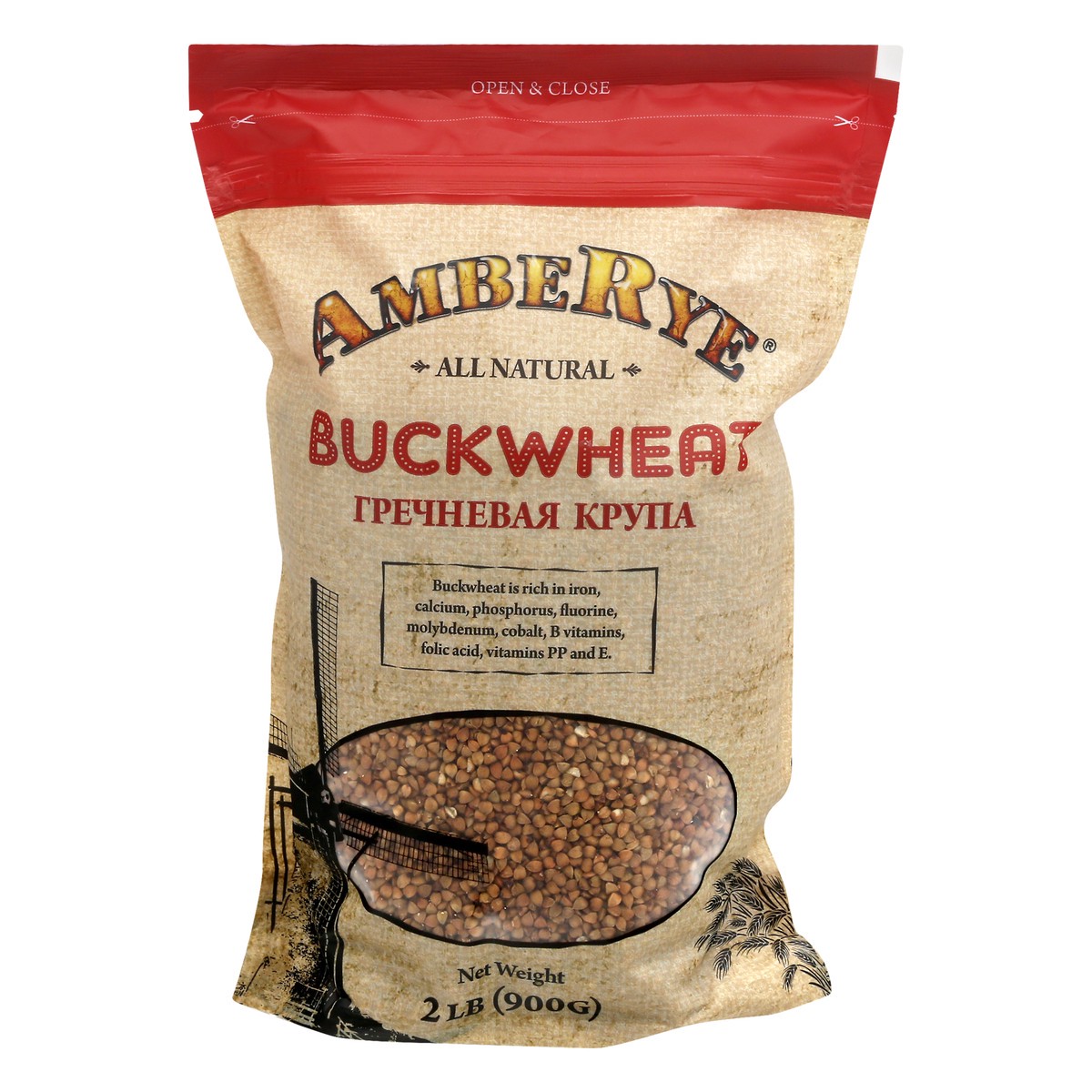 slide 5 of 13, AmbeRye Buckwheat 2 lb, 2 lb