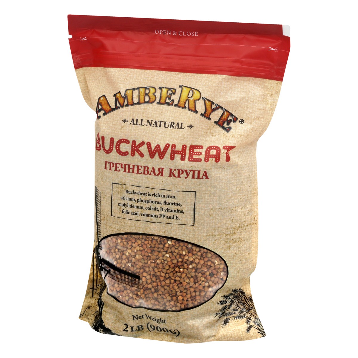 slide 6 of 13, AmbeRye Buckwheat 2 lb, 2 lb