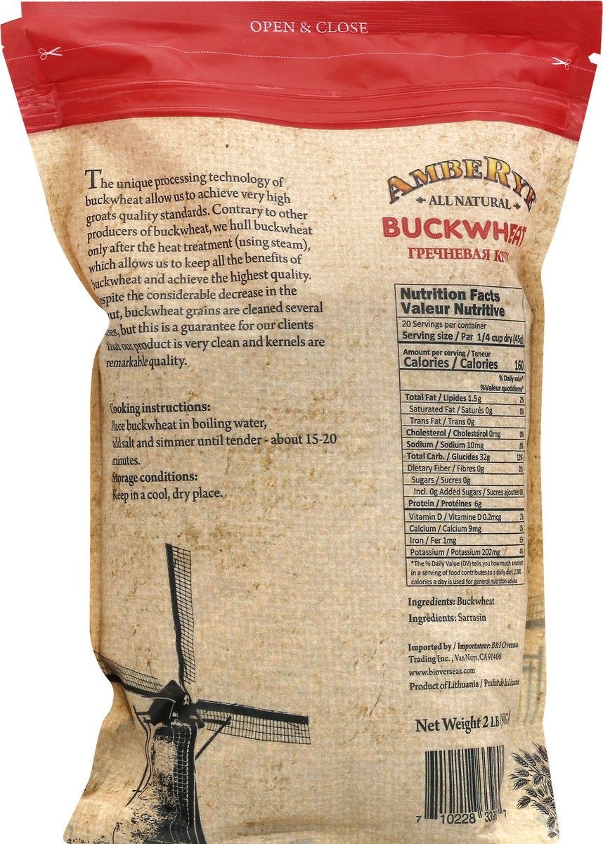 slide 9 of 13, AmbeRye Buckwheat 2 lb, 2 lb