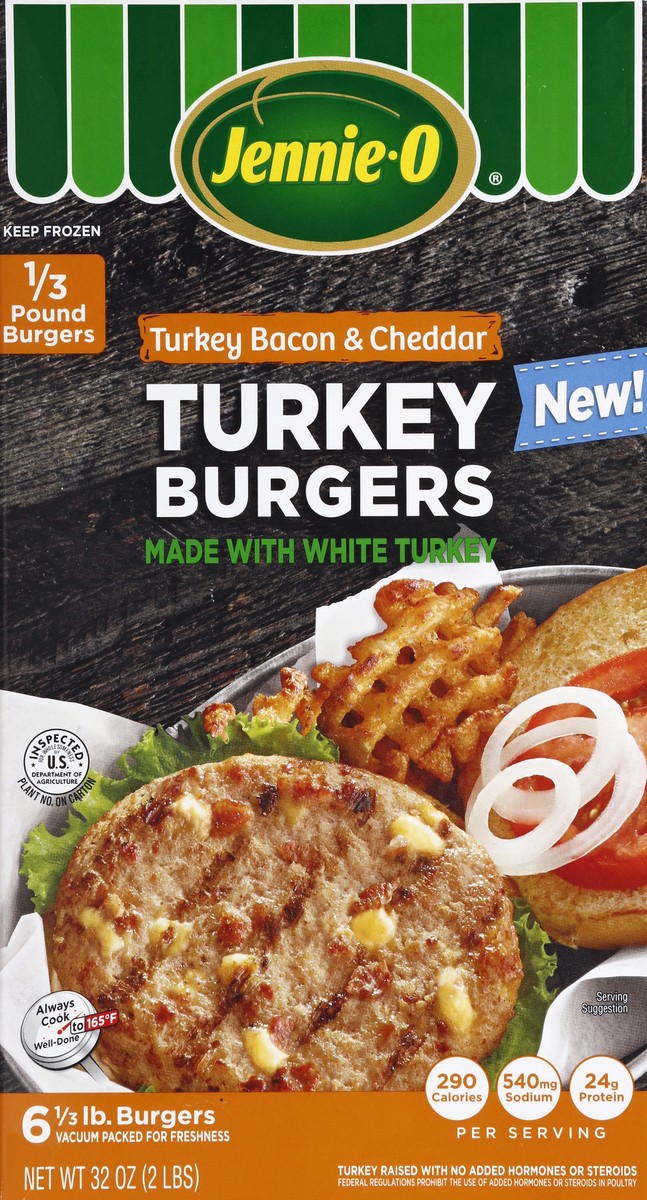 slide 3 of 6, Jennie-O Turkey Burgers 6 ea, 6 ct