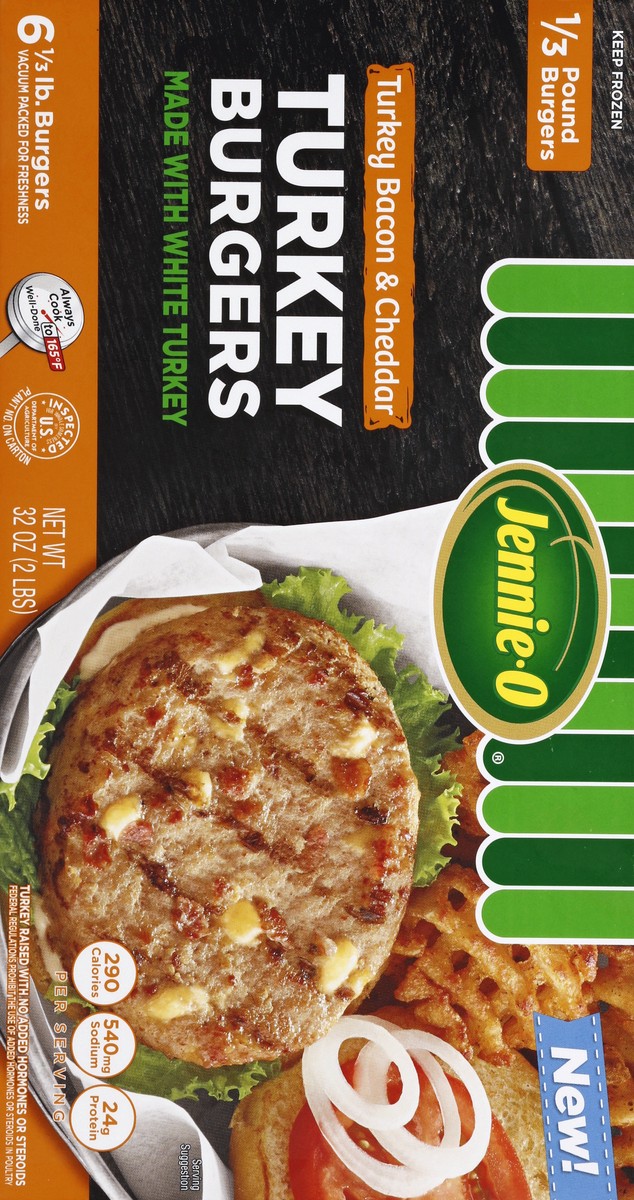 slide 2 of 6, Jennie-O Turkey Burgers 6 ea, 6 ct