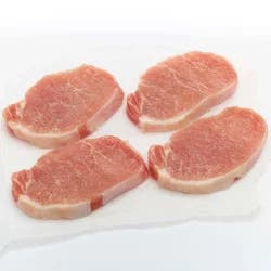 Natural Fresh Pork Boneless Center Cut Chops About 4 Chops Per Pack