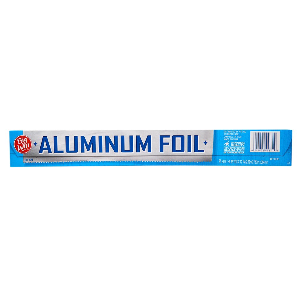slide 2 of 2, Big Win Aluminum Foil, 25 sq ft