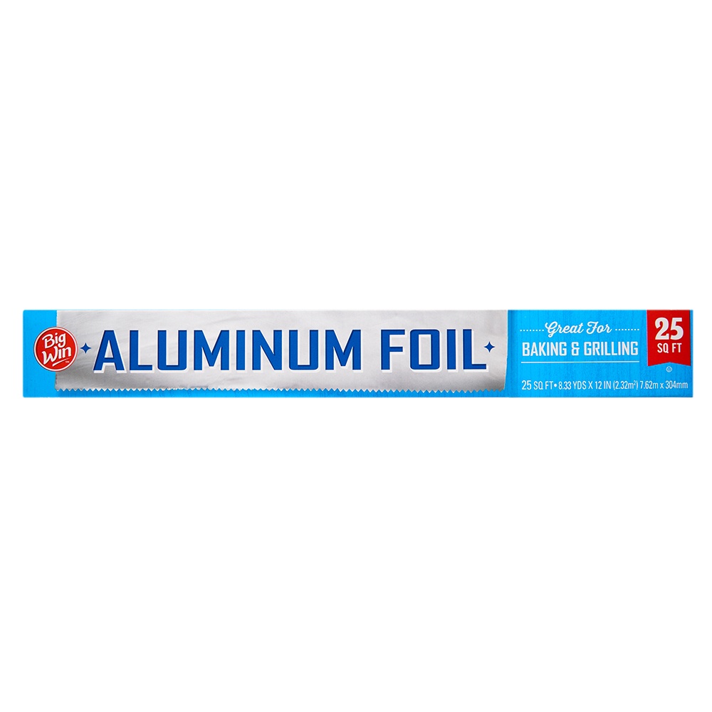 slide 1 of 2, Big Win Aluminum Foil, 25 sq ft