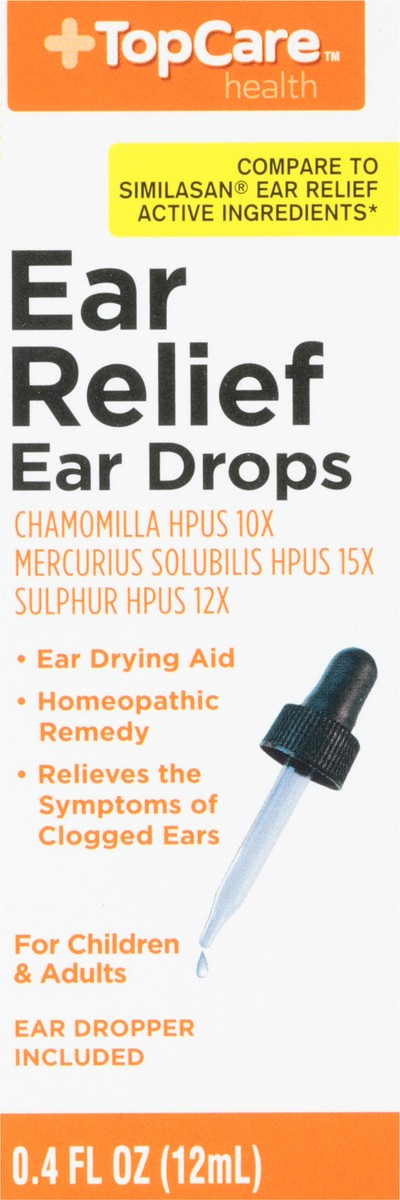 slide 7 of 9, Topcare Ear Drops, Ear Relief 0.4 Fl Oz, 0.4 fl oz