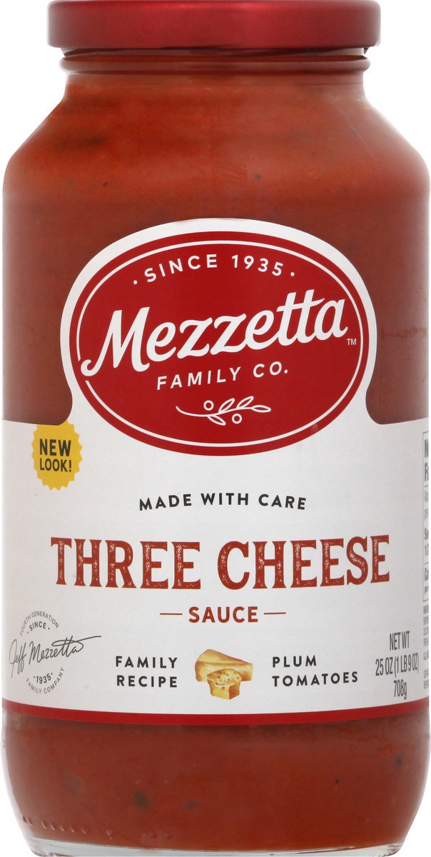 slide 6 of 9, Mezzetta Family Recipes Three Cheese Sauce, 25 oz, 25 oz