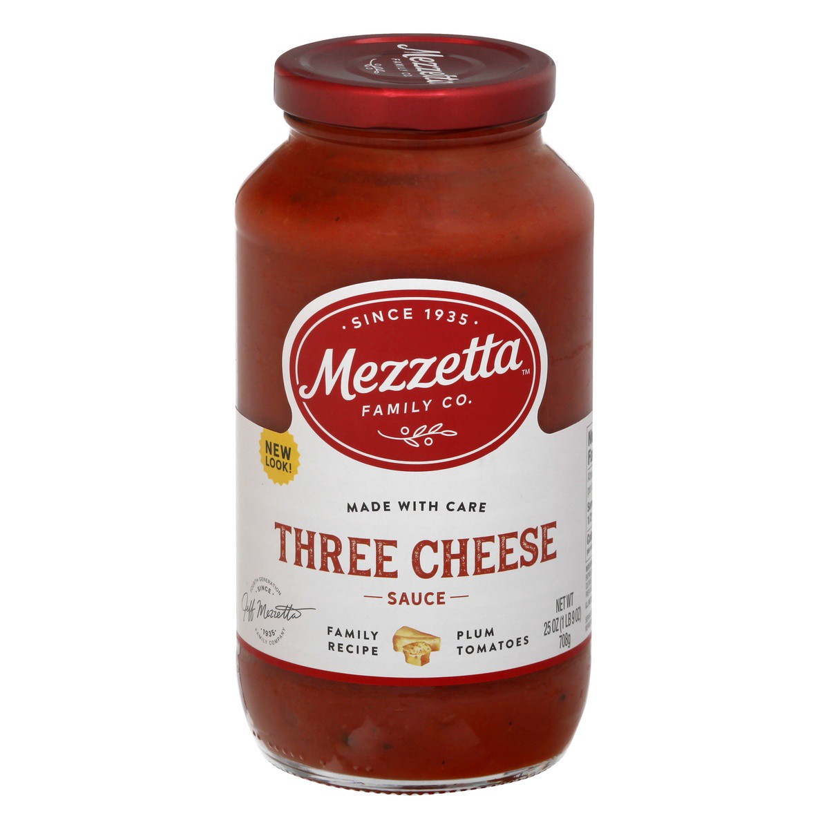 slide 1 of 9, Mezzetta Family Recipes Three Cheese Sauce, 25 oz, 25 oz