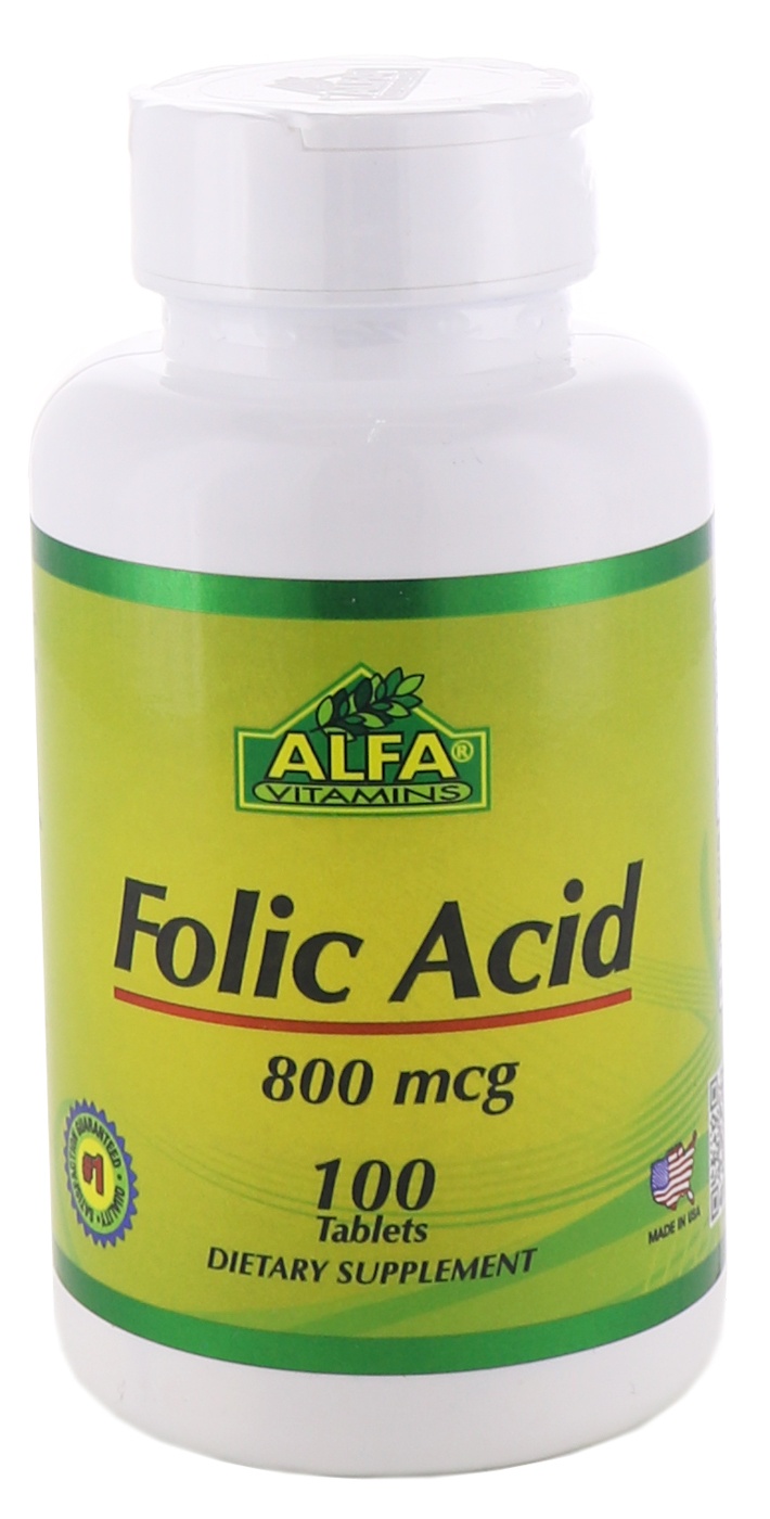 slide 1 of 1, Alfa Folic Acid, 1 ct