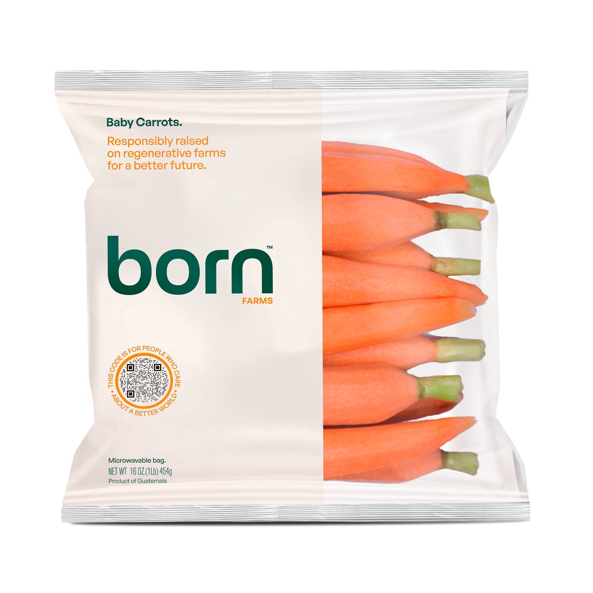 slide 1 of 1, Born Farms Fresh Baby Carrots, 16 oz