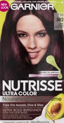 Garnier BR2 Dark Intense Burgundy Passion Fruit Nourishing Color Creme Permanent Haircolor 1 ea